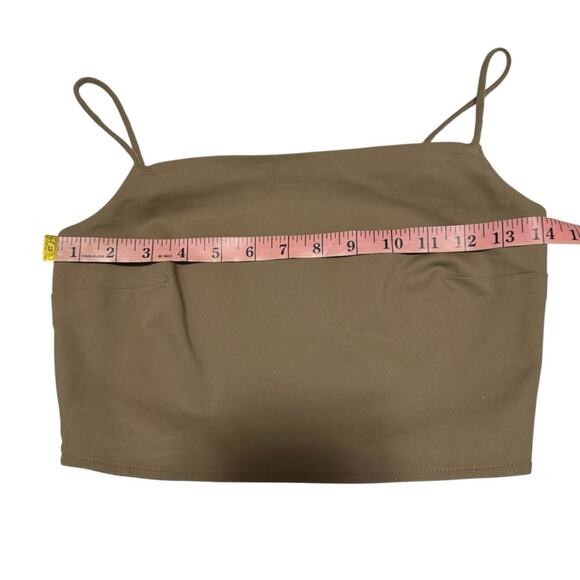 & Other Stories Brown Strappy Crop Top - Picture 6 of 7
